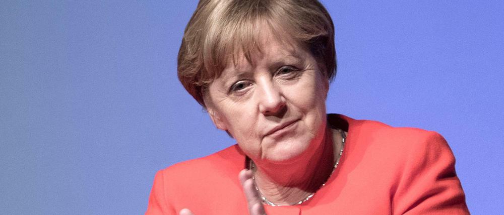 Bundeskanzlerin Angela Merkel (CDU) bei "Brigitte Live". 