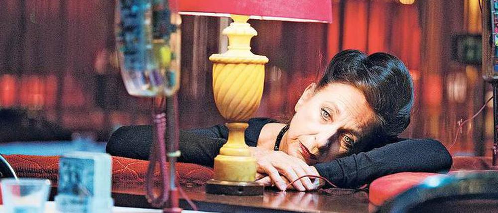 Daniela Ziegler im Café Keese.