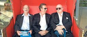 Jung im Herzen. Das Swing-Trio mit Klaus Wüsthoff (links).