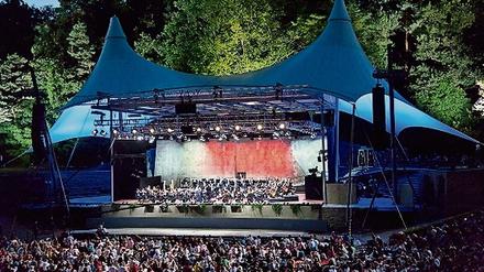  "Rheinlegenden", so das Motto des Philharmoniker-Abends unter Gustavo Dudamel am Samstag in der Waldbühne.