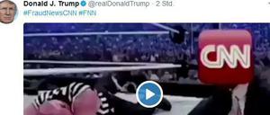 Attacke auf CNN: Der Tweet des US-Präsidenten