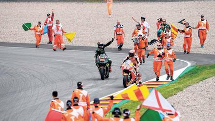 Zu Hause in Westsachsen. Der Deutsche Jonas Folger erreichte mit Platz zwei die beste Platzierung seiner Karriere. 
