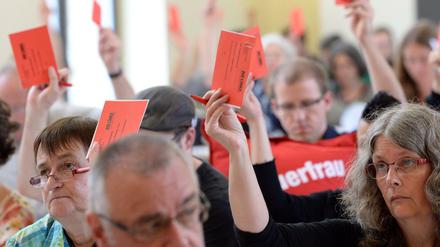 Am Nachmittag stimmen die Delegierten unter anderem über ihre Position zum Volksentscheid Tegel ab.