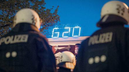 Zu Demonstration kamen am Sonntag rund 8000 Menschen
