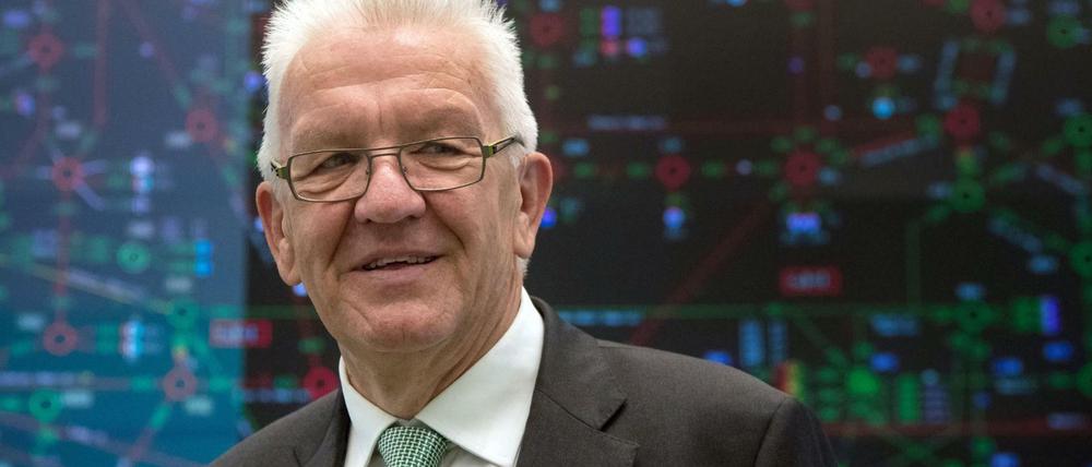Der baden-württembergische Ministerpräsident Winfried Kretschmann (Bündnis 90/Die Grünen).