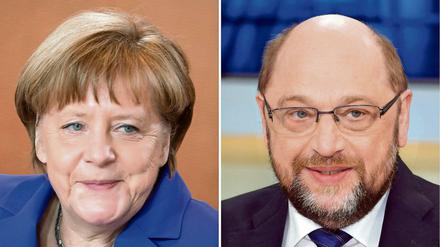 Das TV-Duell zwischen Bundeskanzlerin Angela Merkel und SPD-Kandidat Marin Schulz findet nach den dramaturgischen Bedingungen der Kanzlerin statt.