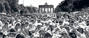 200 Fahrer, 100 Kilometer. Die Tour de France machte sich 1987 auf den Weg auch nach Spandau.