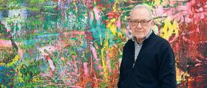 2018 in Potsdam. Der Maler Gerhard Richter in seinem Atelier in Köln. 