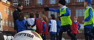 Training in Fridenau. Die Platzzeiten sind knapp.