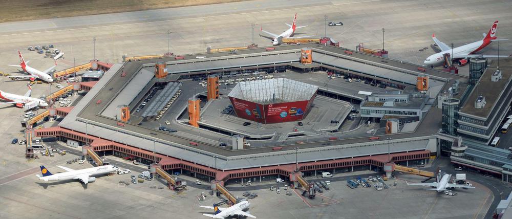 Der Flughafen Tegel.