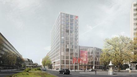 So soll das neue Haus der DGB-Zentrale aussehen.