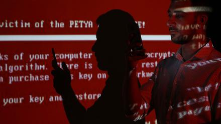 Eine Message, die Petya zugeordnet wird. Die Hintergründe sind unklar.