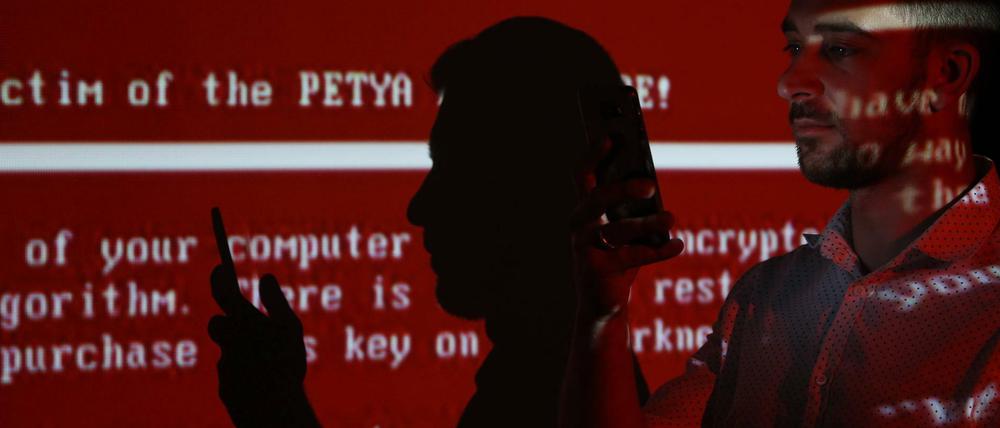Eine Message, die Petya zugeordnet wird. Die Hintergründe sind unklar.