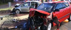 Manches Rennen endet im Crash, wie dieses hier in Hagen