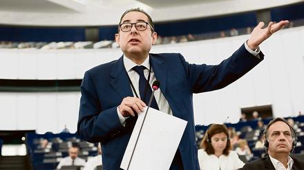 Der Vorsitzende der sozialdemokratischen Fraktion im EU-Parlament, Gianni Pittella.
