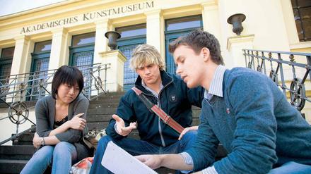 An die Uni. Das Studium gelingt dann, wenn Studierende vor allem ihren Neigungen und Interessen folgen. 