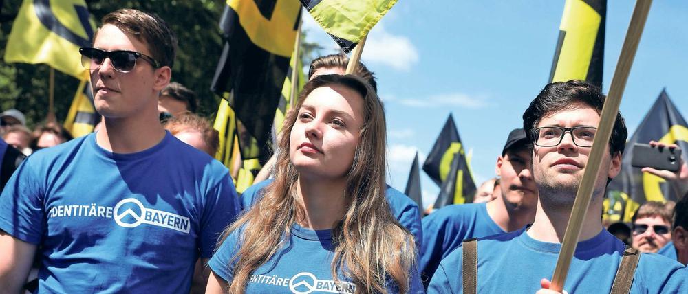 Die rechtsextremen "Identitären" tauchen zum ersten Mal im Bericht des Verfassungsschutzes auf.