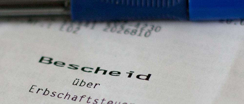 Der Staat geht leer aus - die meisten Erben zahlen keine Steuern wegen hoher Freibeträge.