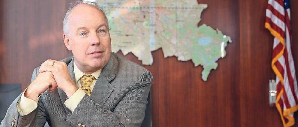 Amerikanische Berufsdiplomaten wie Kent Logsdon bleiben drei Jahre an einem Standort. 