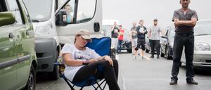 Auf der A100 herrscht permanente Staugefahr.