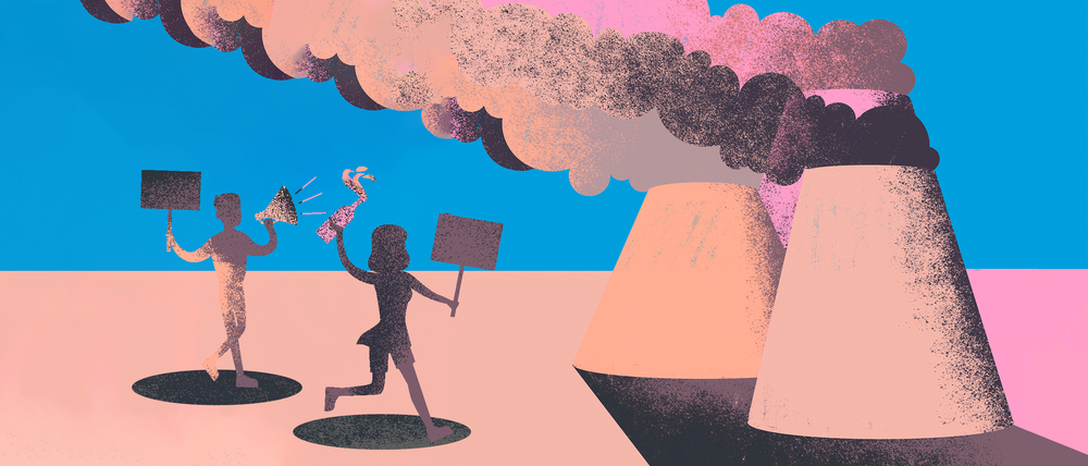 Die selbst ernannten Vordenker der Klimabewegung setzen das Verfeuern von fossilen Brennstoffen mit Gewalt gleich.