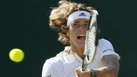 Gut in Form. Alexander Zverev hat bisher noch keinen Satz verloren.