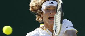 Gut in Form. Alexander Zverev hat bisher noch keinen Satz verloren.