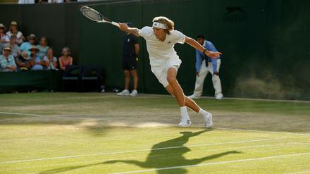 Gut begonnen, aber am Ende reichten Kraft und Konzentration nicht bei Alexander Zverev.