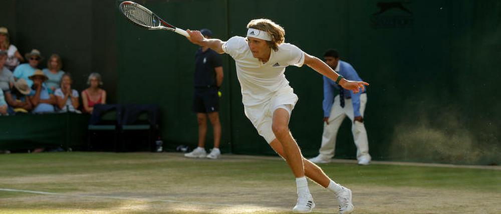 Gut begonnen, aber am Ende reichten Kraft und Konzentration nicht bei Alexander Zverev.