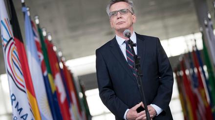 Bundesinnenminister Thomas de Maizière (CDU).