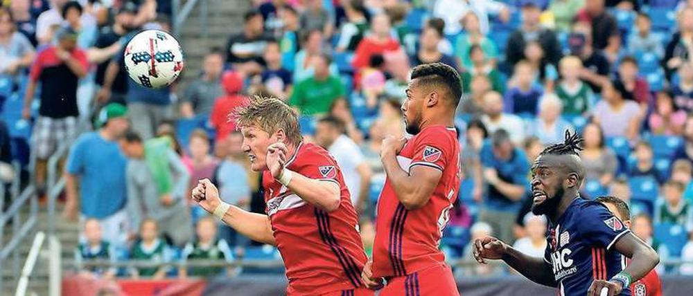 Schweinsteiger in Aktion. Mit dem Bayern spielt Chicago besser als ohne ihn - welch eine Überraschung.
