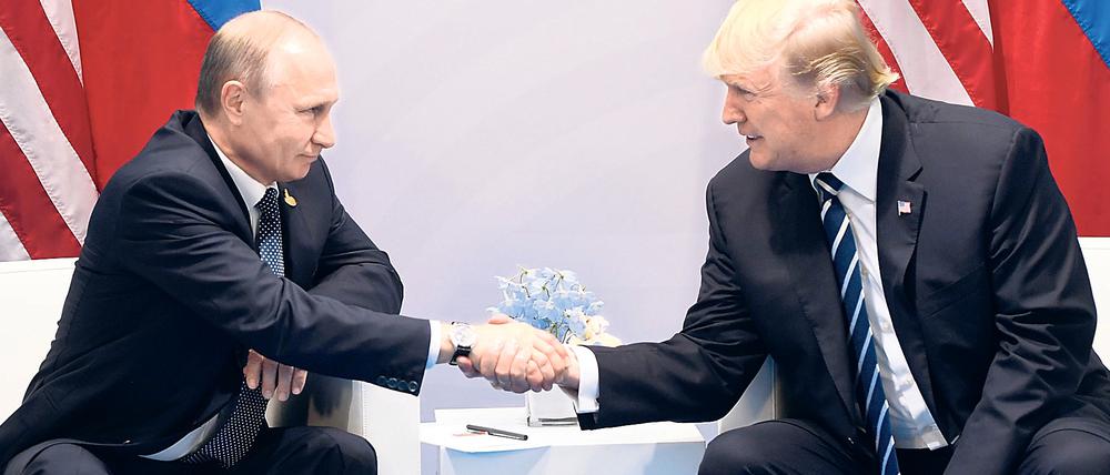 Schwänzten gemeinsam die Klimagespräche bei G 20: Wladimir Putin und Donald Trump.