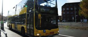 Ein Doppeldeckerbus der BVG (Symbolbild).
