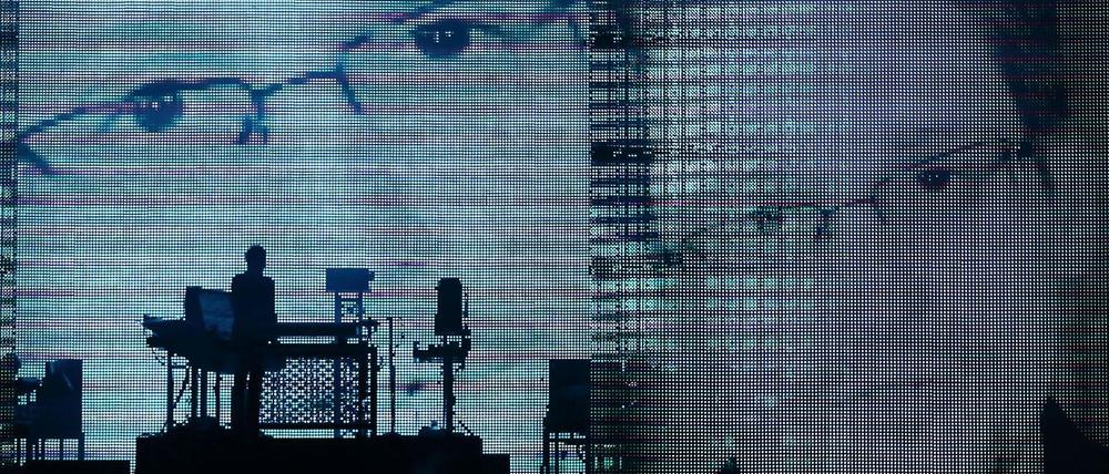 Jean-Michel Jarre in der Zitadelle Spandau.