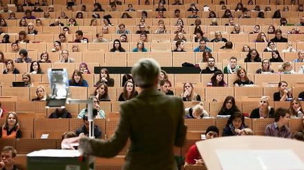Frau als Ausnahme. Noch 78 Prozent der Professuren sind in Deutschland von Männern besetzt. 
