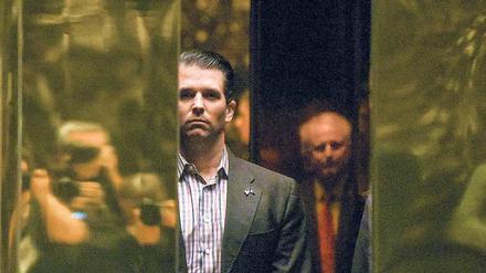 Russische Connection. Donald Trump jr., das Archivbild zeigt ihn im Trump Tower, steht im Mittelpunkt neuer Vorwürfe. Foto: Stephanie Keith/Reuters