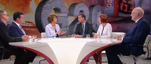 Letzter Talk vor der Sommerpause: Maybritt Illner und ihre Gäste 
