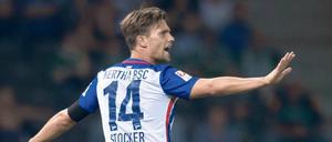 Valentin Stocker, 28, ist im Sommer 2014 vom FC Basel zu Hertha BSC gewechselt und hat seitdem 65 Bundesligaspiele bestritten. 2015 trug er mit drei Toren und neun Assists entscheidend zum Klassenerhalt bei. 