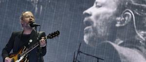 Radiohead mit Sänger Tom Yorke beim TRNSMT-Musikfestival in Glasgow, 7. Juli 2017. 