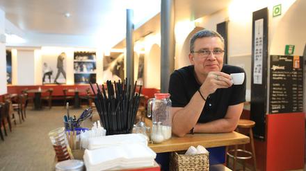 Michael Mellahn, Chef der legendären Kantine des Berliner Ensembles in Berlin-Mitte.