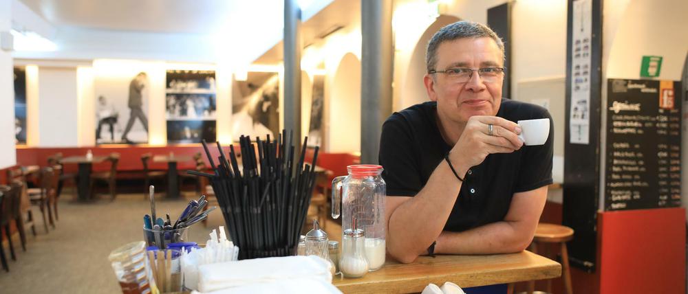Michael Mellahn, Chef der legendären Kantine des Berliner Ensembles in Berlin-Mitte.
