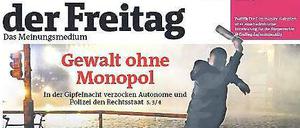 Jakob Augstein, 49, verlegt seit 2008 die von ihm gekaufte Wochenzeitung „Der Freitag“. Anfang 2017 holte Augstein Jürgen Todenhöfer als Herausgeber.