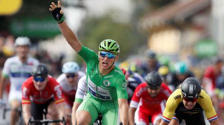 Gib mir Fünf. Marcel Kittel dominiert die Sprintetappen nach Belieben.