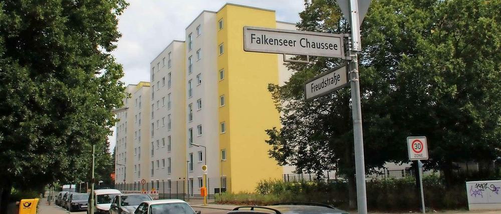 Die Unterkunft an der Freudstraße ist fast fertiggestellt.