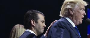 US-Präsident Trump und steht unter Druck - auch wegen der Aktivitäten seines Sohns Donald Junior.