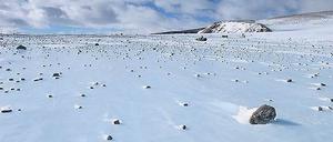 Wasserträger. Im „Miller Range“ der Antarktis liegen H2O-reiche Asteroide.