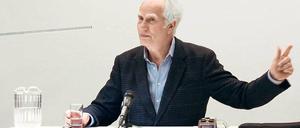 Werner Hamacher an der European Graduate School, an der er 15 Jahre lang aktiv war.