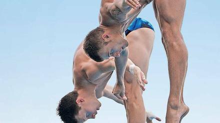 Schön synchron. Klein (r.) und Hausding hoffen auf eine WM-Medaille. 