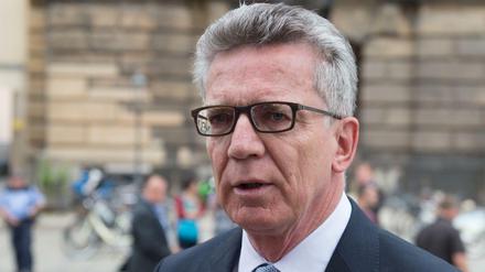 Bundesinnenminister Thomas de Maizière (CDU)