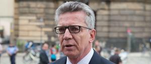 Bundesinnenminister Thomas de Maizière (CDU)